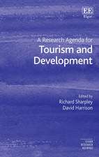 A Research Agenda for Tourism and Development