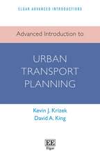 Advanced Introduction to Urban Transport Planning