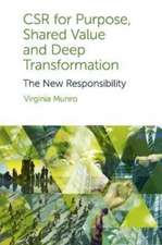 CSR for Purpose, Shared Value and Deep Transformation