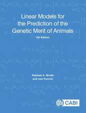 Linear Models for the Prediction of the Genetic Merit of Animals