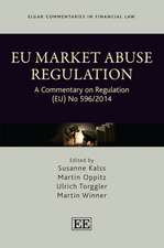 EU Market Abuse Regulation – A Commentary on Regulation (EU) No 596/2014