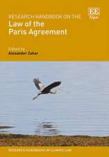 Research Handbook on the Law of the Paris Agreement