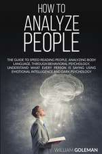 HOW TO ANALYZE PEOPLE