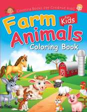 Farm Animals Coloring Book for Kids