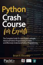 PYTHON CRASH COURSE FOR EXPERTS