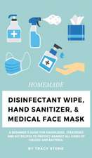 HOMEMADE DISINFECTANT WIPE, HAND SANITIZER, AND MEDICAL FACE MASK