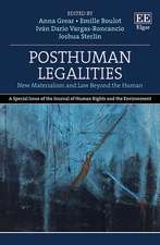 Posthuman Legalities – New Materialism and Law Beyond the Human