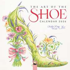 The Art of the Shoe by Sally King Design Mini Wall Calendar 2026 (Art Calendar)