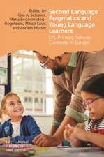 Second Language Pragmatics and Young Language Learners