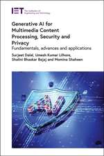 Generative AI for Multimedia Content Processing, Security and Privacy