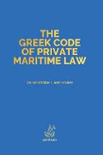 The Greek Code of Private Maritime Law