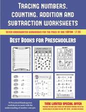 Best Books for Preschoolers (Tracing numbers, counting, addition and subtraction)