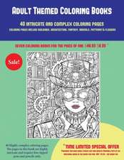 Adult Themed Coloring Books (40 Complex and Intricate Coloring Pages)