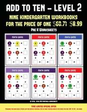 Pre K Worksheets (Add to Ten - Level 2)