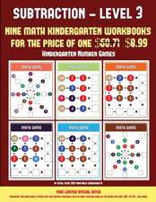 Kindergarten Number Games (Kindergarten Subtraction/Taking Away Level 3)