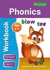 KS1 Phonics Workbook for Ages 5-7 (Years 1 - 2) Perfect for learning at home or use in the classroom