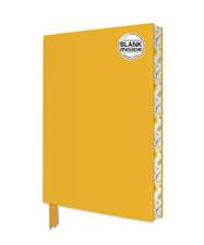 Sunny Yellow Blank Artisan Notebook (Flame Tree Journals)