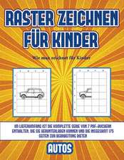 Wie man zeichnet für Kinder (Raster zeichnen für Kinder - Autos)