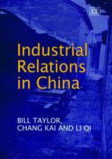 Industrial Relations in China