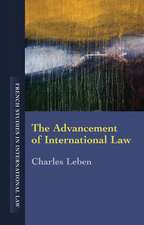 The Advancement of International Law