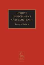 Unjust Enrichment and Contract