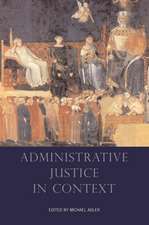 Administrative Justice in Context