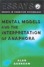 Mental Models and the Interpretation of Anaphora