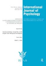 Social Psychology Around the World: Origins and Subsequent Development: A Special Issue of the International Journal of Psychology