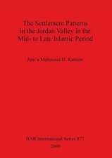 The Settlement Patterns in the Jordan Valley in the Mid- to Late Islamic Period