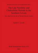 The Late Neolithic and Chalcolithic Periods in the Southern Levant