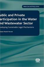 Public and Private Participation in the Water and Wastewater Sector