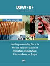 Identifying and Controlling Odor in the Municipal Wastewater Environment, Health Effects of Biosolids Odors: A Bench Scale Evaluation