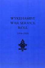 Wykehamist War Service Roll