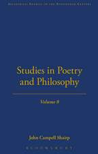 Studies In Poetry And Philosophy