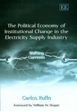 The Political Economy of Institutional Change in – Shifting Currents