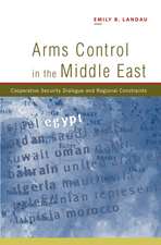 Arms Control in the Middle East – Cooperative Security Dialogue, and Regional Constraints