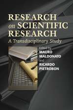 Research on Scientific Research – A Transdisciplinary Study