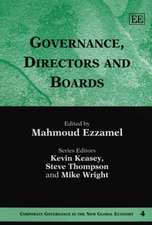 Governance, Directors and Boards