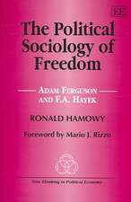 The Political Sociology of Freedom – Adam Ferguson and F.A. Hayek