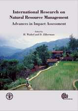 International Research on Natural Resource Management – Advances in Impact Assessment