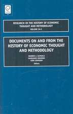 Documents on and from the History of Economic Thought and Methodology