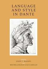 Language and Style in Dante: Seven Essays