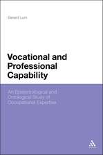 Vocational and Professional Capability: An Epistemological and Ontological Study of Occupational Expertise