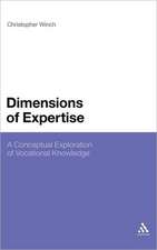 Dimensions of Expertise: A Conceptual Exploration of Vocational Knowledge