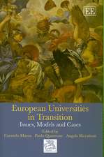 European Universities in Transition – Issues, Models and Cases