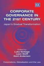 Corporate Governance in the 21st Century – Japan′s Gradual Transformation