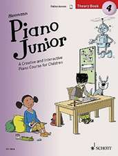 HEUMANN, H: PIANO JUNIOR THEORY BOOK 4 VOL 4