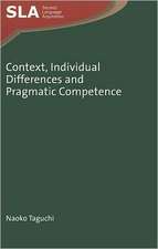 Context, Individual Differences and Pragmatic Competence