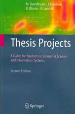 Thesis Projects: A Guide for Students in Computer Science and Information Systems