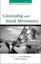 Citizenship and Social Movements: Perspectives from the Global South